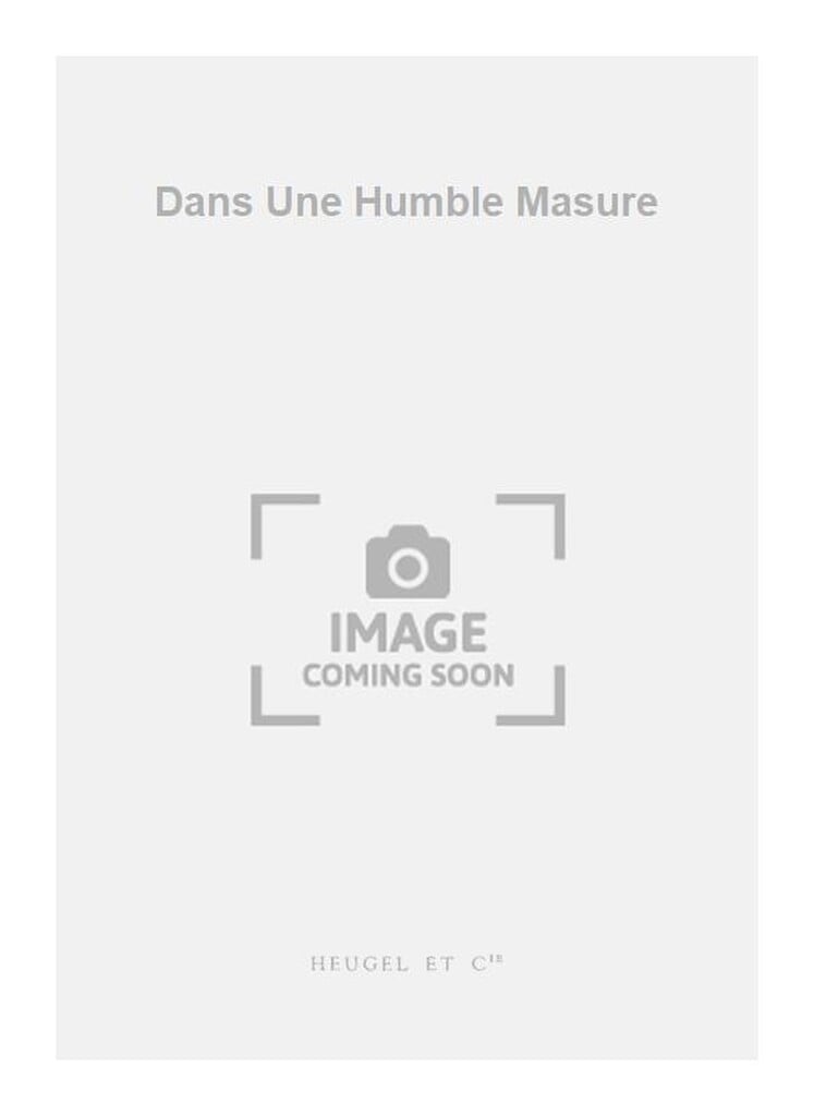 Dans Une Humble Masure